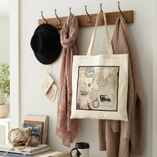 Reisen in vergangener Zeit Tragetasche