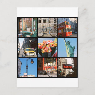 Reisen ins Ausland nach New York Postkarte