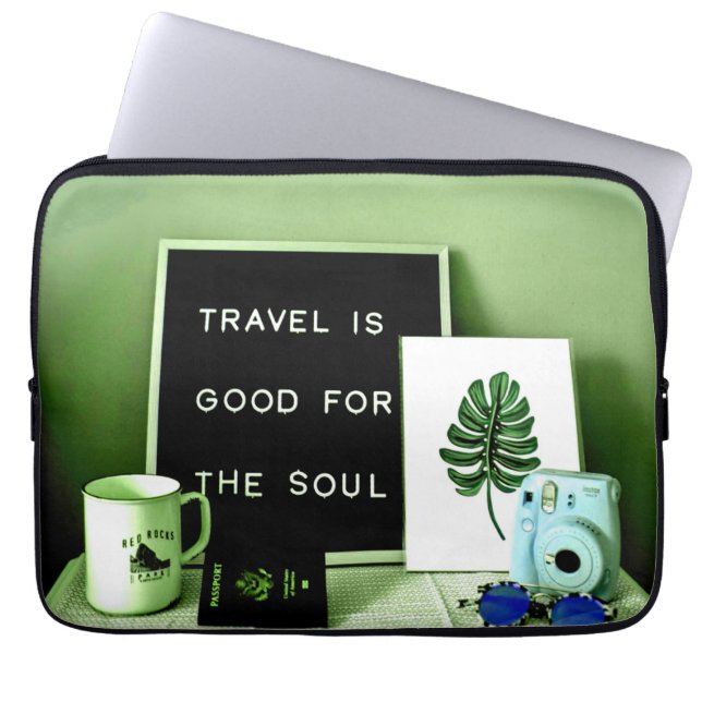 Reisen ist gut für das Soul Laptopschutzhülle (Vorderseite)