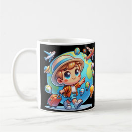 Reisen, Lächeln, wiederholen Kaffeetasse