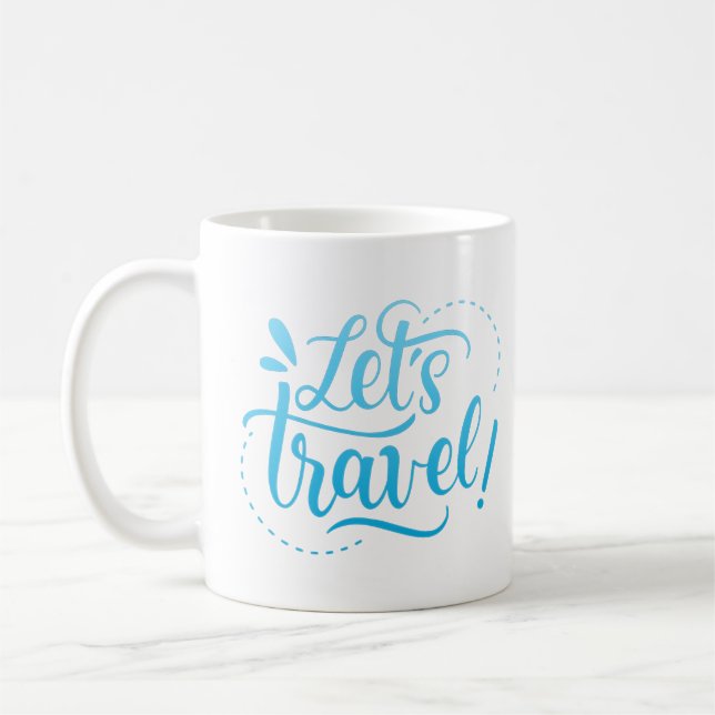 reisen lassen kaffeetasse (Links)