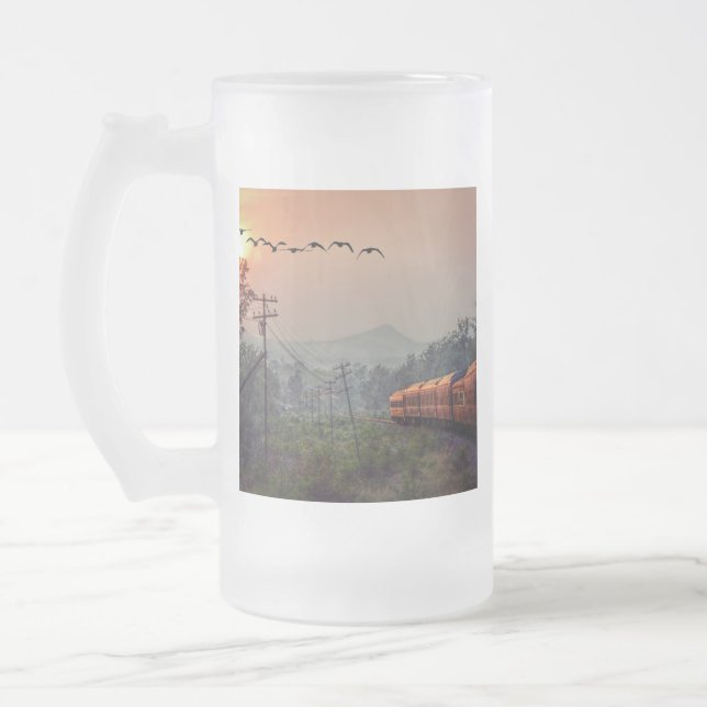 Reisen Mattglas Bierglas (Links)