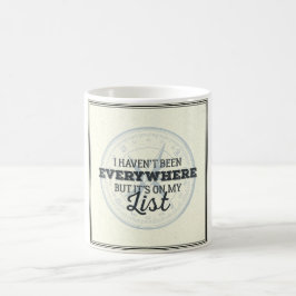 Reisen mehr motivierend Zitat der Kaffeetasse