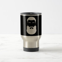 Reisen mit weißem Bart/Tasse des Pendelverkehrs
