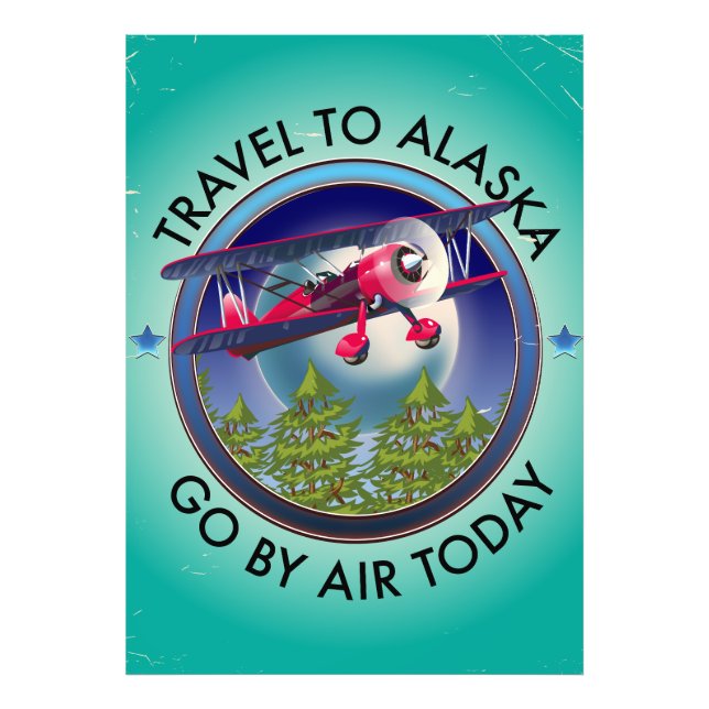 Reisen nach Alaska Fotodruck (Vorne)