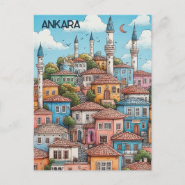 Reisen nach Ankara Turkiye Postkarte