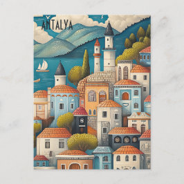 Reisen nach Antalya Turkiye Postkarte