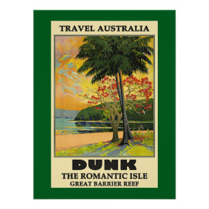 Reisen nach Australien, Great Barrier Reef, Poster