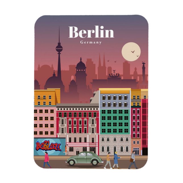 Reisen nach Berlin Deutschland Magnet (Vertikal)