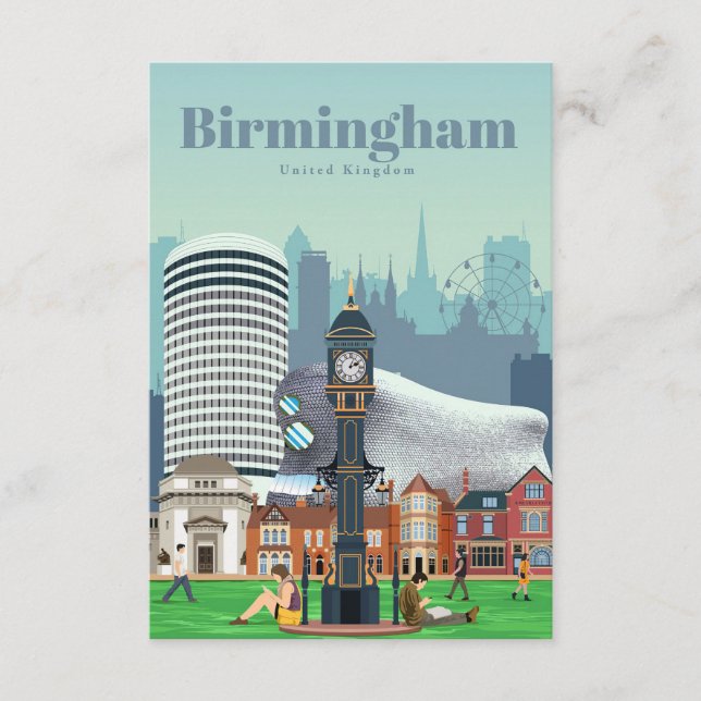 Reisen nach Birmingham Art Begleitkarte (Vorderseite)