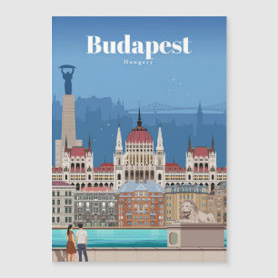 Reisen nach Budapest Kunst Magnetkarte