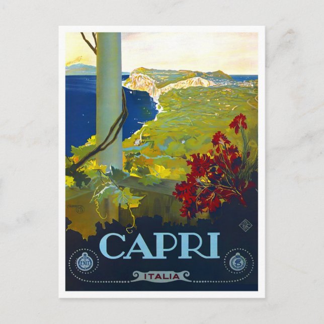 Reisen nach Capri Postkarte (Vorderseite)