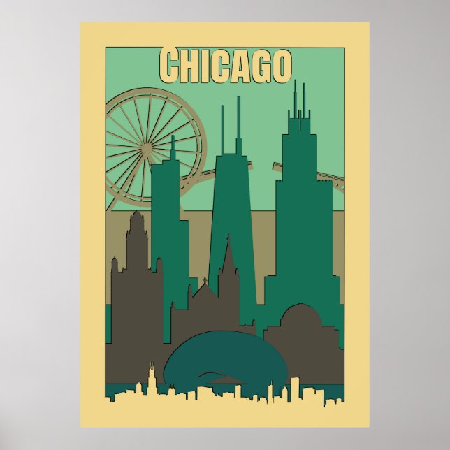 Reisen nach Chicago Poster (Vorne)