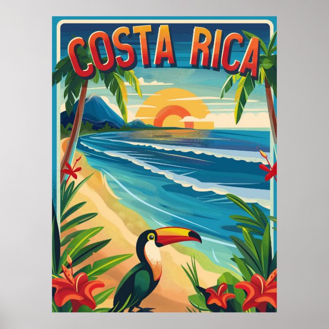 Reisen nach Costa Rica Poster (Vorne)