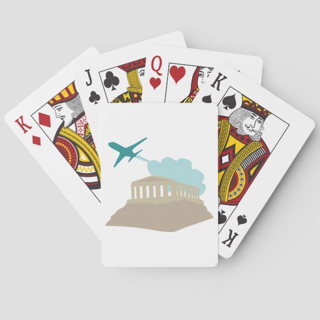 Reisen nach Griechenland Spielkarten (Rückseite)