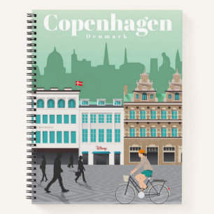 Reisen nach Kopenhagen Notizbuch