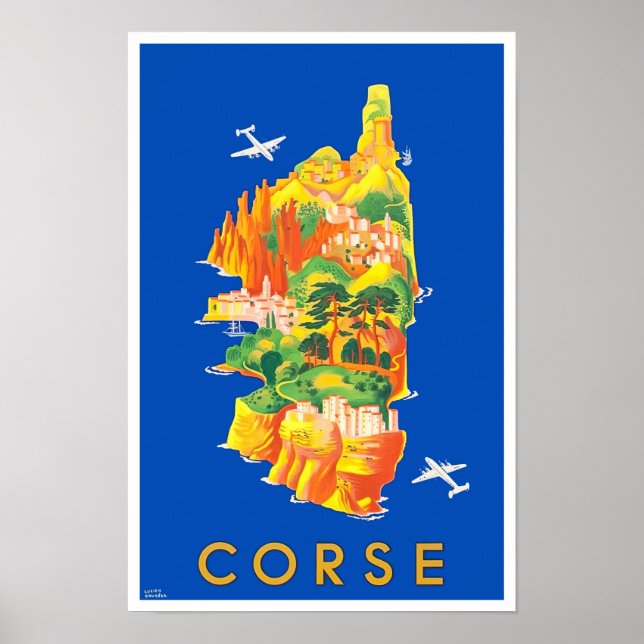 Reisen nach Korsika Poster (Vorne)