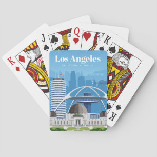Reisen nach Los Angeles Spielkarten