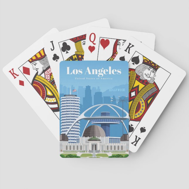 Reisen nach Los Angeles Spielkarten (Rückseite)