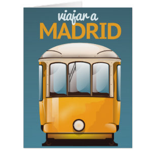 Reisen nach Madrid Vintages Urlaubsplaner