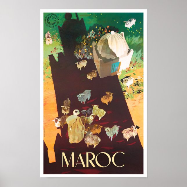 Reisen nach Marokko Poster (Vorne)