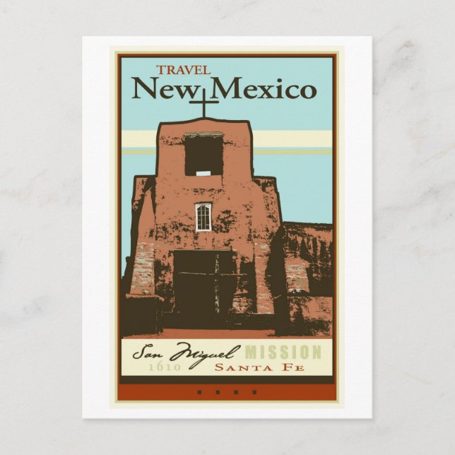 Reisen nach New Mexico Postkarte (Vorderseite)