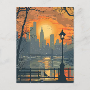 Reisen nach New York City Postkarte