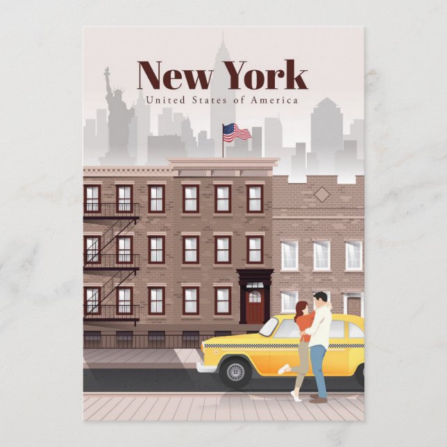 Reisen nach New York City Programm (Vorderseite)