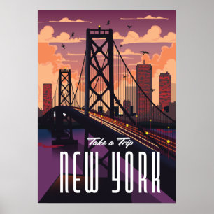 Reisen nach New York Poster