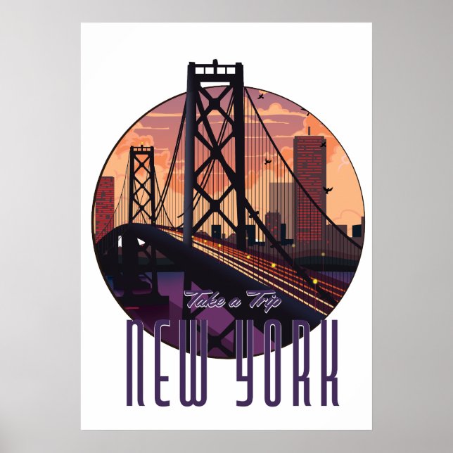 Reisen nach New York Poster (Vorne)