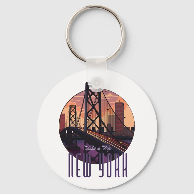 Reisen nach New York Schlüsselanhänger (Vorderseite)