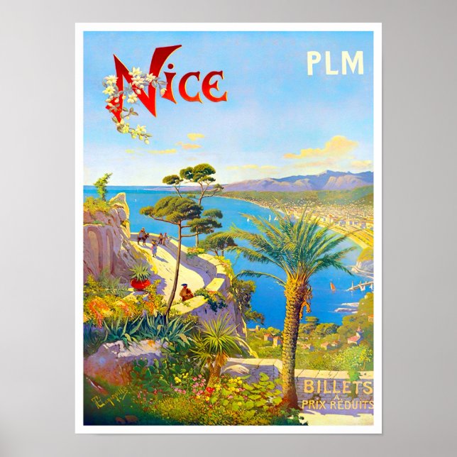 Reisen nach Nice France Poster (Vorne)
