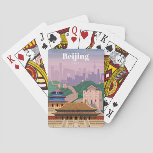 Reisen nach Peking China Spielkarten