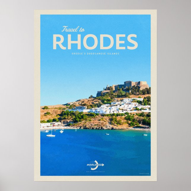 Reisen nach Rhodos Poster (Vorne)