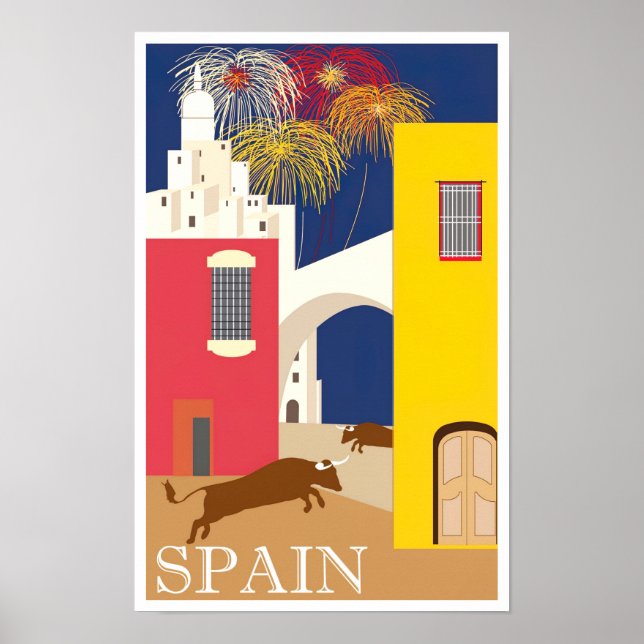 Reisen nach Spanien Poster (Vorne)