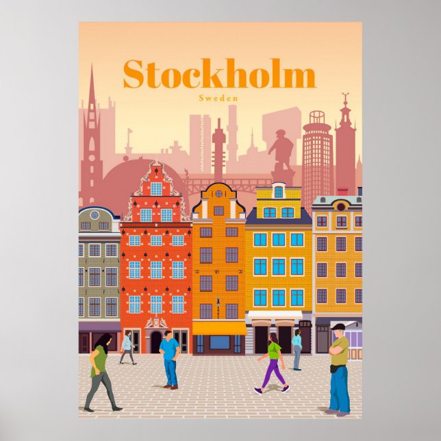 Reisen nach Stockholm Poster (Vorne)
