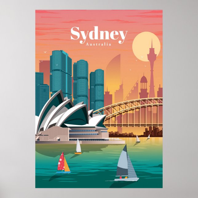 Reisen nach Sydney Australien Poster (Vorne)