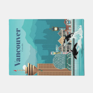 Reisen nach Vancouver Fußmatte