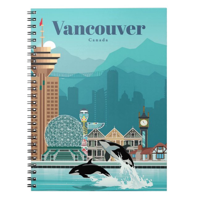 Reisen nach Vancouver Notizblock (Vorderseite)