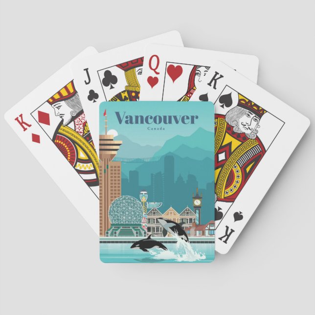 Reisen nach Vancouver Spielkarten (Rückseite)