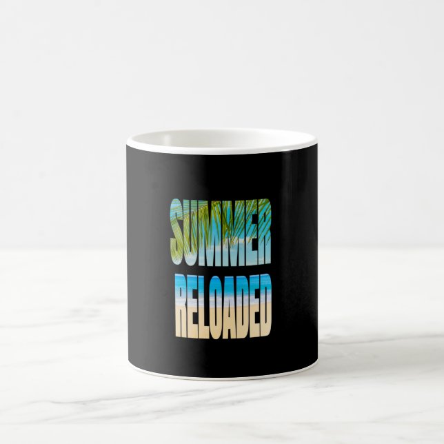 Reisen - Reloaded Sommer - Shirt Urlaub Kaffeetasse (Mittel)