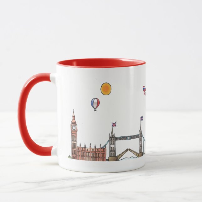 Reisen Sie die Welt - Großbritannien Tasse (Links)