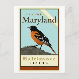 Reisen Sie durch Maryland Postkarte