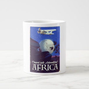 Reisen Sie ins Abenteuer! Afrika Jumbo-Tasse