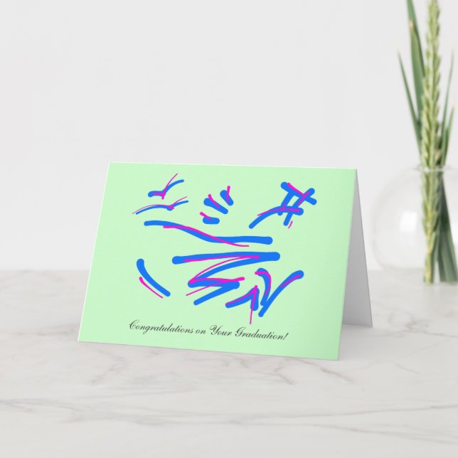 Reisen sind Flüsse, Glückwünsche zu Schließ Karte (Vorderseite)