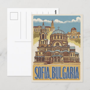 Reisen Sofia, Bulgarien Vintage Geschenke und Ande Postkarte