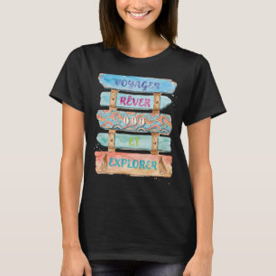 Reisen, Träumen und Entdecken: Exotischer Strand, T-Shirt