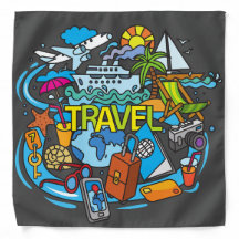 Reisen und Urlaub l Cool zeichnend Sommerurlaub