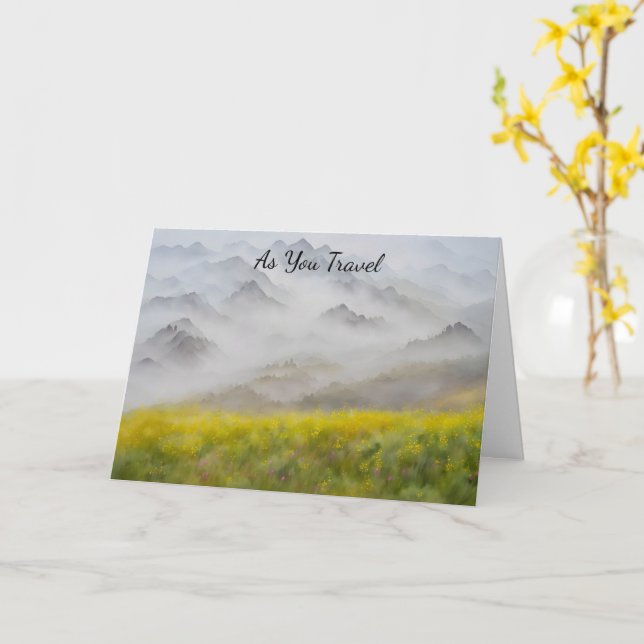 Reisen Urlaub Landschaft Kunst, Dichtung und Musik Karte (Gelbe Blume)