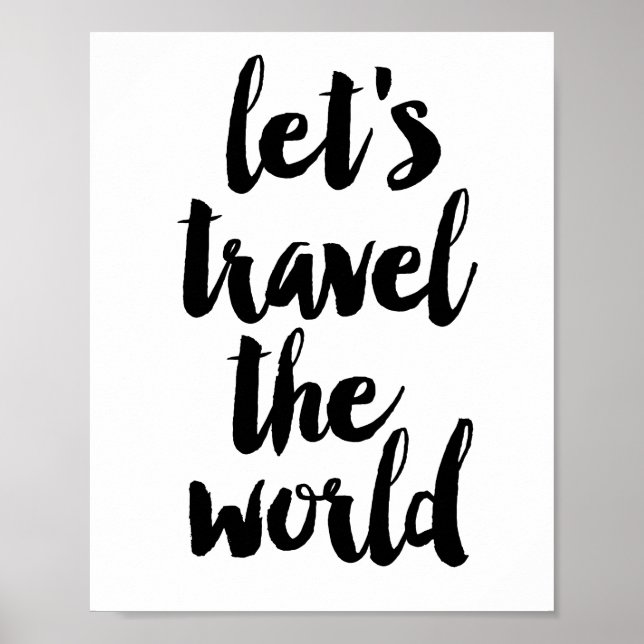 Reisen wir die Welt Poster (Vorne)